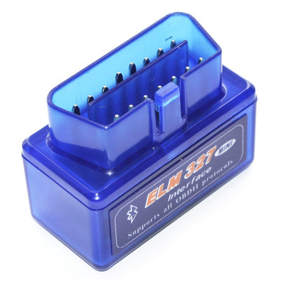 Super Mini ELM327 Bluetooth OBDII V2.1 Car Diagnostic Interface Tool, Support OBDII-ISO 9141-2, ISO 14230-4(KWP2000), CAN ISO-15765-4