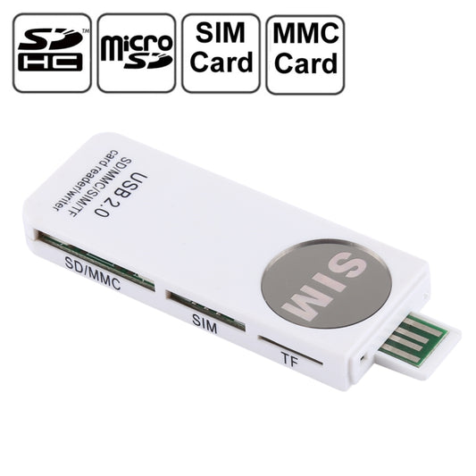 USB Universal Card Reader, Support SD / MMC /SIM / TF Card