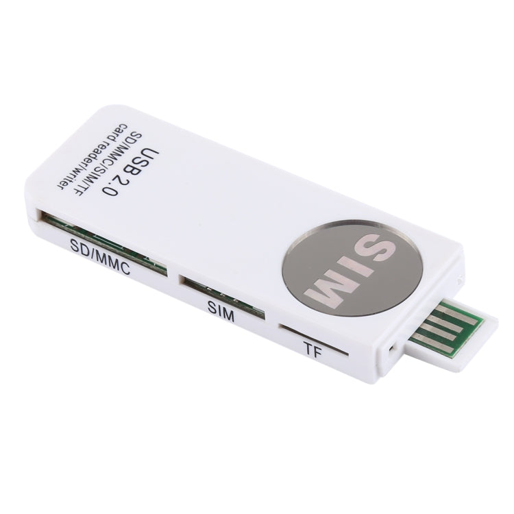 USB Universal Card Reader, Support SD / MMC /SIM / TF Card