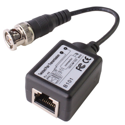 2 PCS Passive Balun Twisted Pair Transceiver