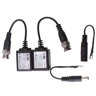 2 PCS Passive Balun Twisted Pair Transceiver