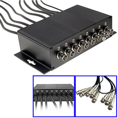 8 Channel CCTV BNC Surge Arrester Surge Protector Device (CoaxJK/ V8)