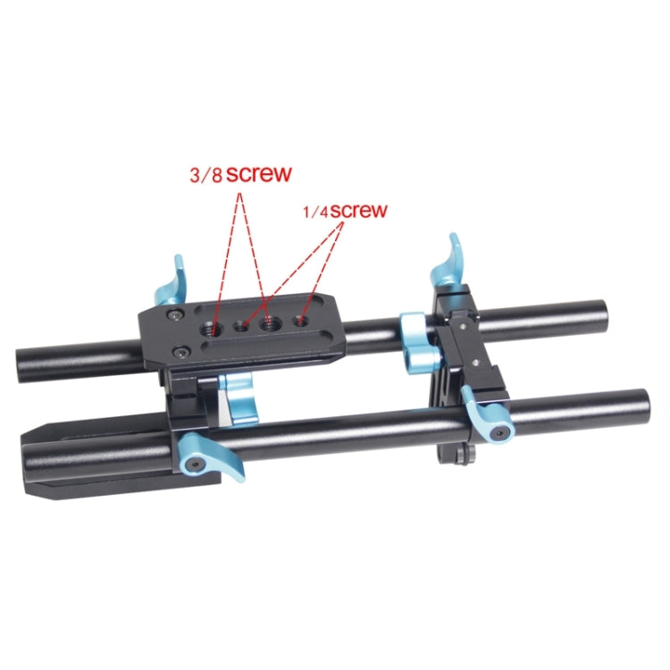 YEANGU YLG1005B 15mm Simple Stents Rail Rod for SLR Cameras