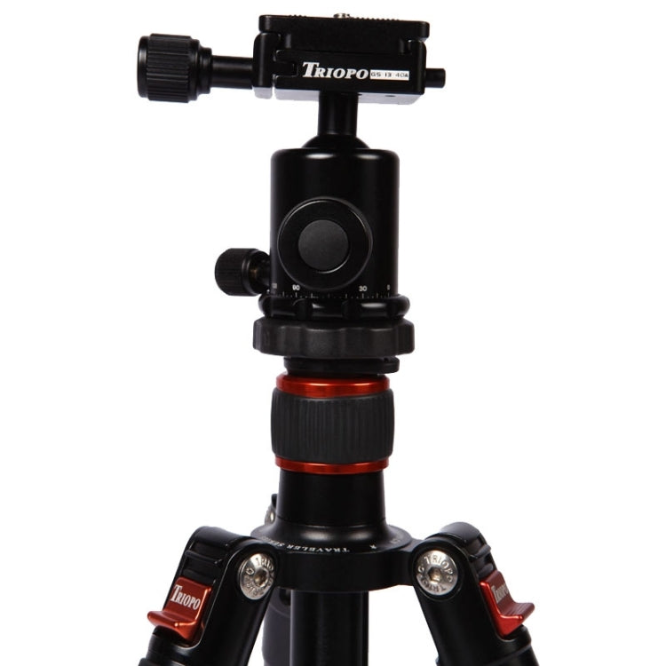 Triopo MT-2504C Adjustable Portable Aluminum Tripod with NB-1S Ball Head for Canon Nikon Sony DSLR Camera