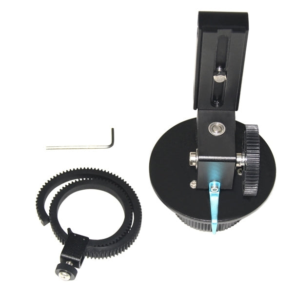 YELANGU YLG0103A F1 Upgraded Version Follow Focus with Adjustable Gear Ring Belt for Canon / Nikon / Video Cameras / DSLR Cameras