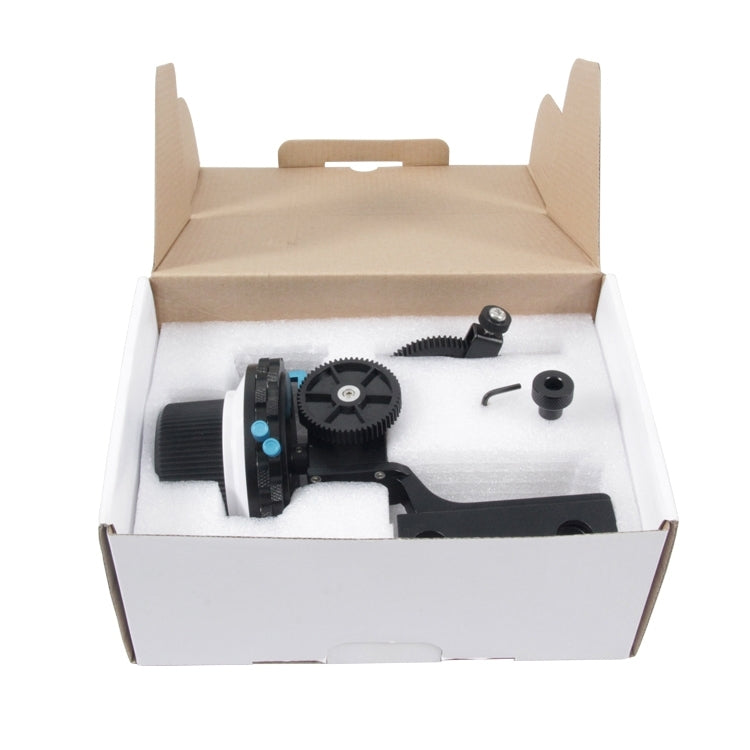 YELANGU YLG0103D F4 Limit Follow Focus with Adjustable Gear Ring Belt for Canon / Nikon / Video Cameras / DSLR Cameras