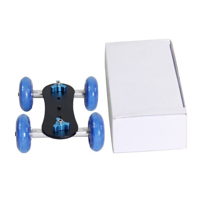 YELANGU YLG0105B Mini Scaled Camera Dolly Track Car for Canon / Nikon Cameras / DSLR Camera