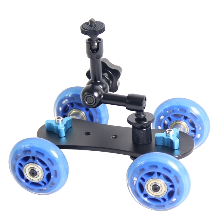 YELANGU YLG0105B Mini Scaled Camera Dolly Track Car for Canon / Nikon Cameras / DSLR Camera