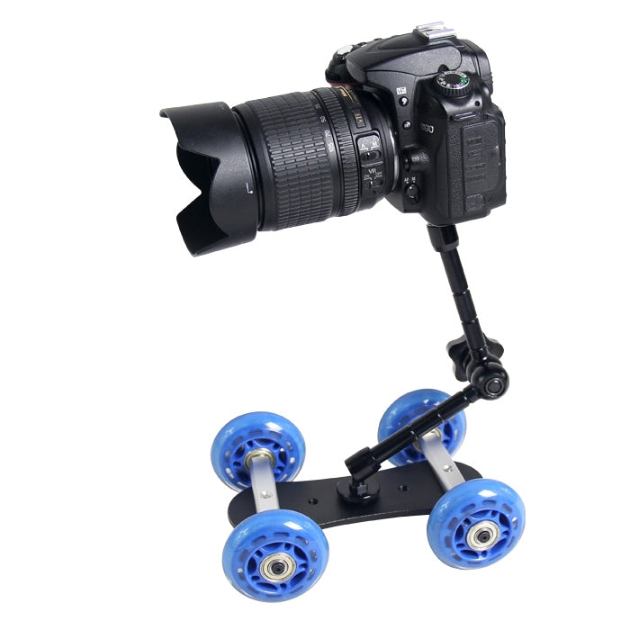 YELANGU YLG0105B Mini Scaled Camera Dolly Track Car for Canon / Nikon Cameras / DSLR Camera