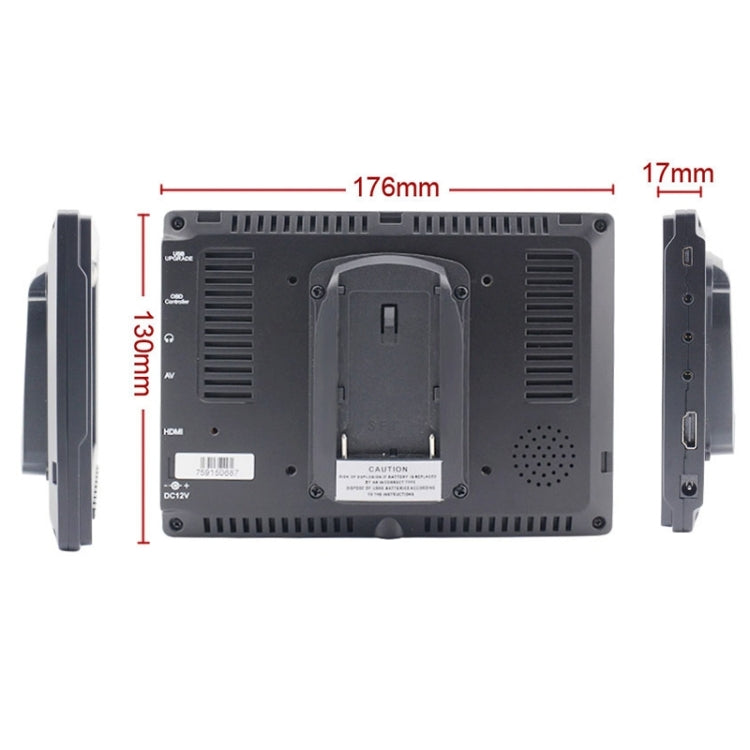 FEELWORLD FW-759 7 inch Slim Design 1280 x 800 Camera Field Monitor HDMI 1080P