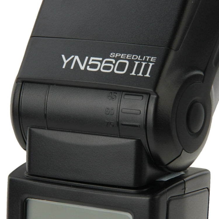 YN-560 III Ultra-long-range Wireless Flash Speedlite with Metal Hot Shoe for Canon / Nikon / Pentax / Olympus DSLR Camera
