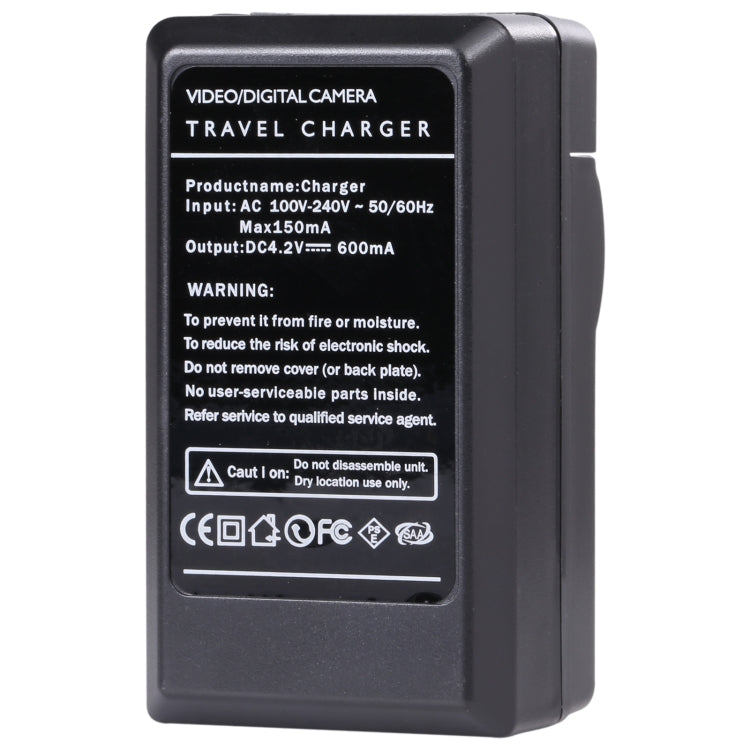 Digital Camera Battery Smart Charger with Power Plug & Car Charger Travelling Set for Gopro HD HERO3