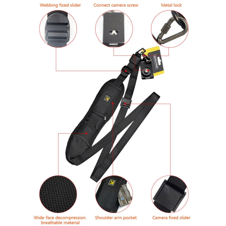 Safe & Fast Quick Rapid Camera Single Sling Strap