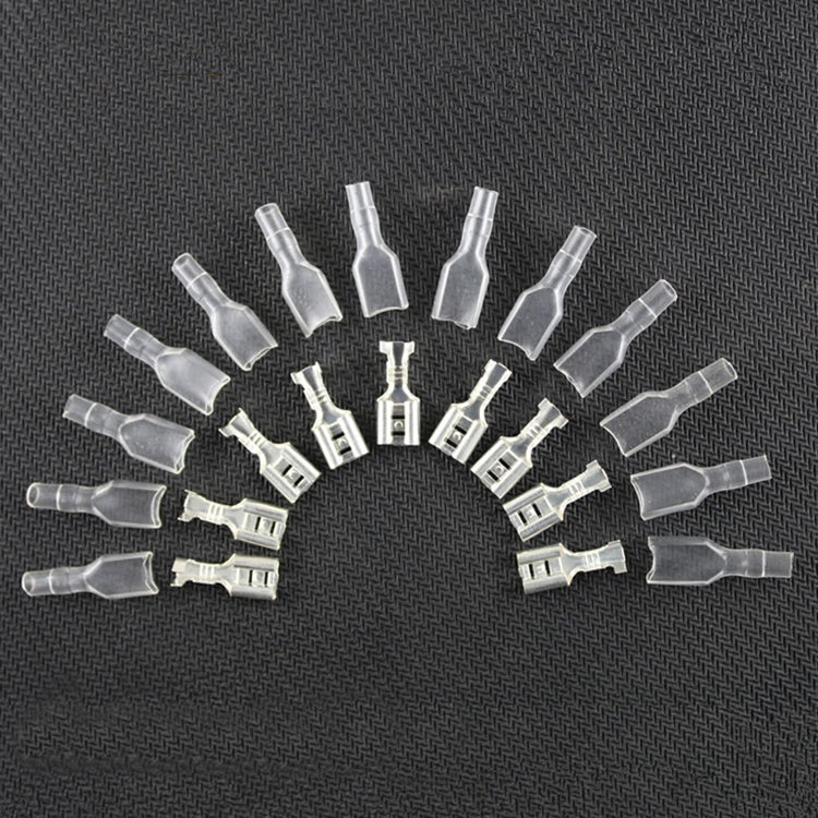 480 x 6.3mm Crimp Terminal Female Spade Connector + Case (480 pcs in one packaging, the price is for 480 pcs)