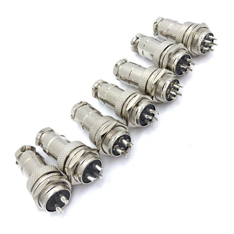 DIY 16mm 7-Pin GX16 Aviation Plug Socket Connector (5 Pcs in One Package, the Price is for 5 Pcs)