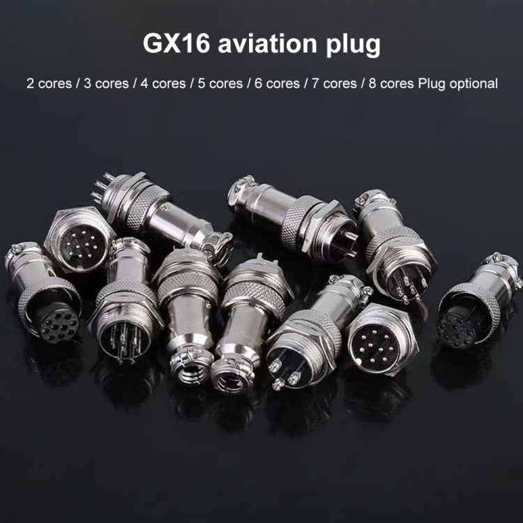 DIY 16mm 7-Pin GX16 Aviation Plug Socket Connector (5 Pcs in One Package, the Price is for 5 Pcs)
