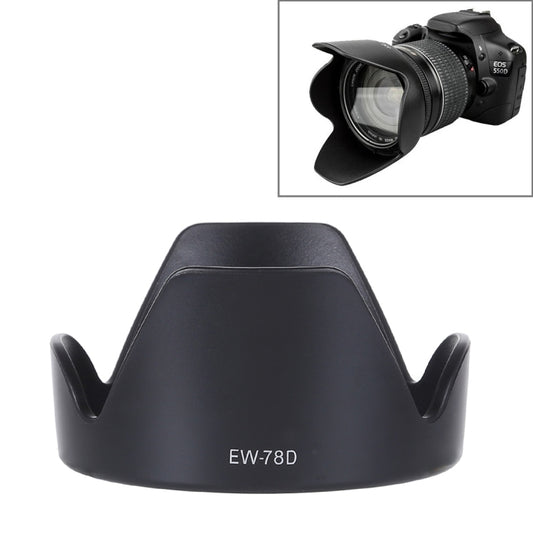 EW-78D Lens Hood Shade for Canon EF 28-200mm f/3.5-5.6 USM, EF 28-200mm f/3.5-5.6 IS Lens