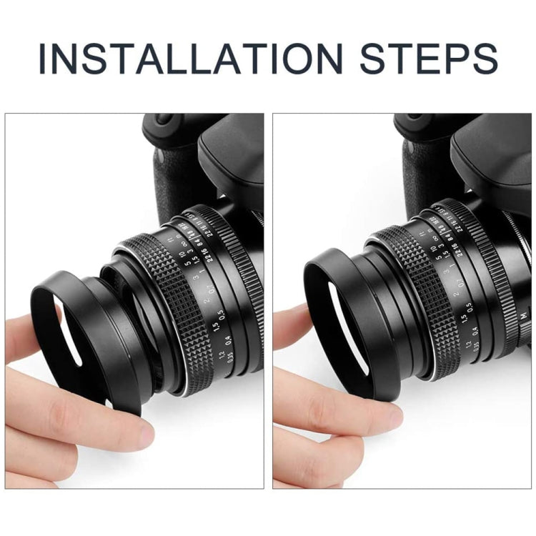 Metal Vented Lens Hood for All Leica Lens with 55mm Filter Thread