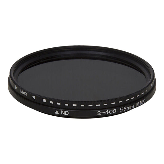 58mm ND Fader Neutral Density Adjustable Variable Filter ND 2 to ND 400 Filter