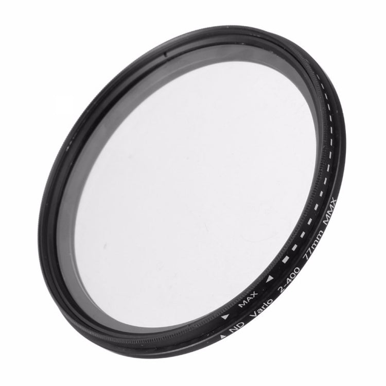 77mm ND Fader Neutral Density Adjustable Variable Filter ND 2 to ND 400 Filter