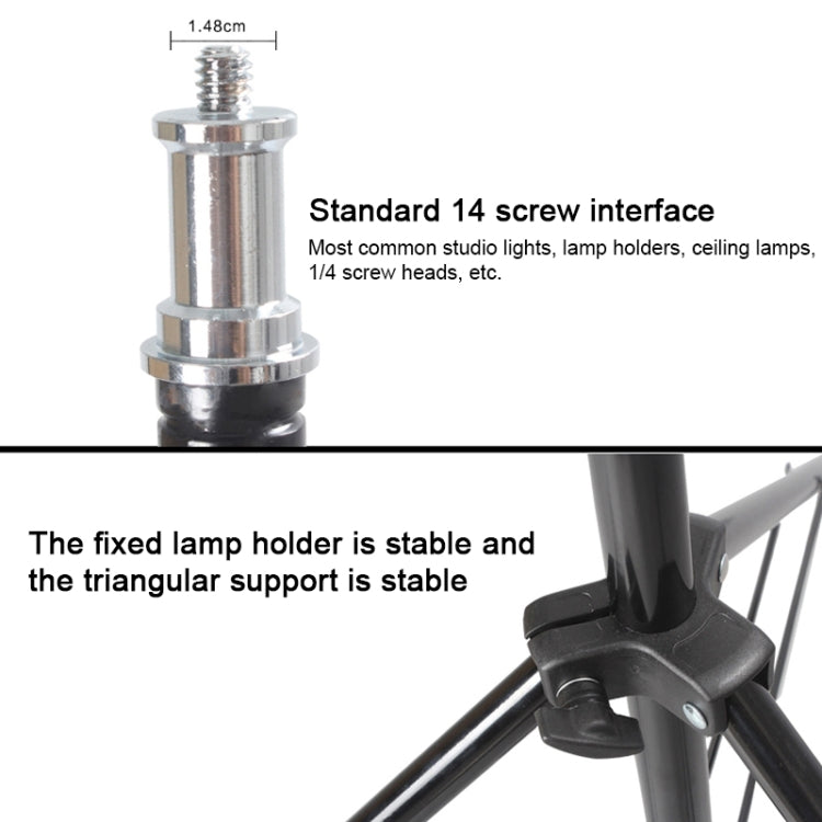 68cm-200cm Height Professional Photography Aluminum Lighting Stand for Studio Flash Light