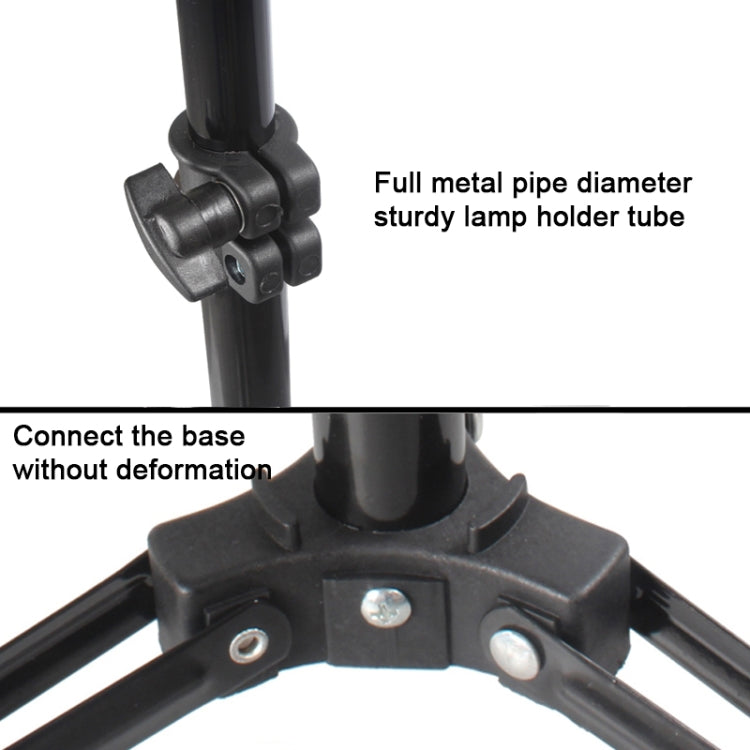 68cm-200cm Height Professional Photography Aluminum Lighting Stand for Studio Flash Light