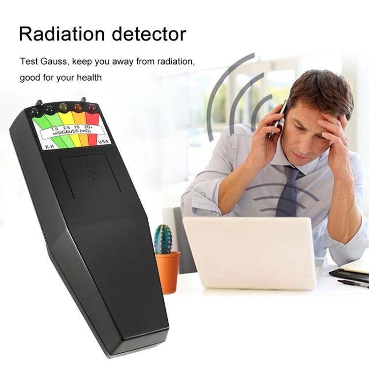 5-LED Electromagnetic Radiation Detector EMF Meter Tester