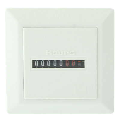 HM-1 AC Hour Meter, Time Setting Range: 0-99,999.99 Hours