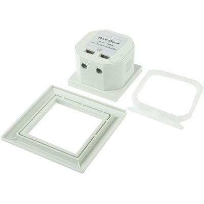 HM-1 AC Hour Meter, Time Setting Range: 0-99,999.99 Hours