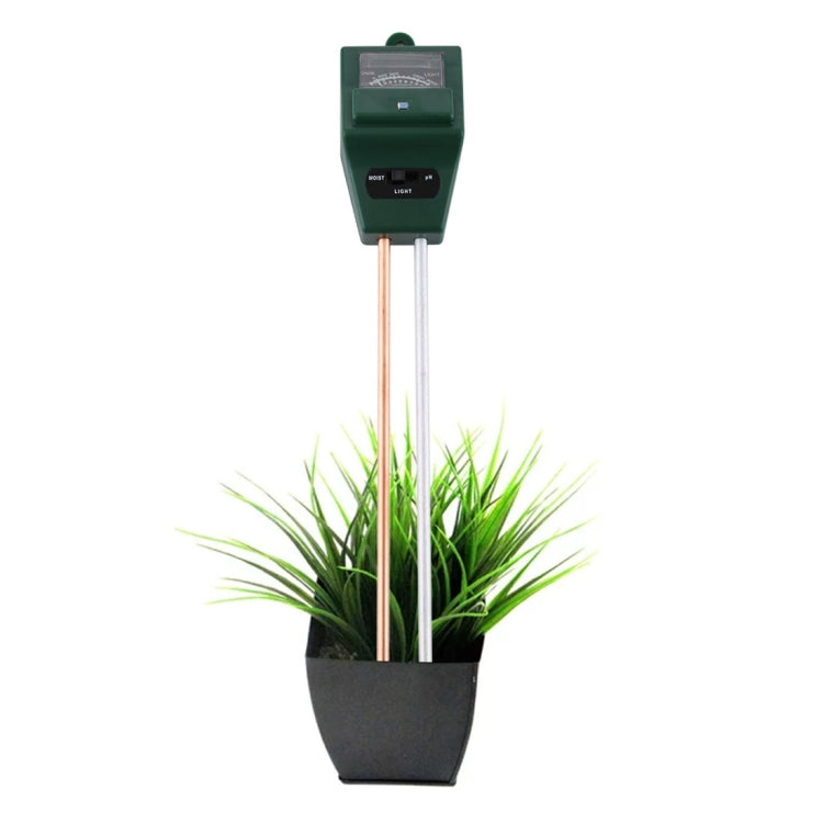 3 in 1 Plant Flowers Soil Meter (PH + Moisture + Light)