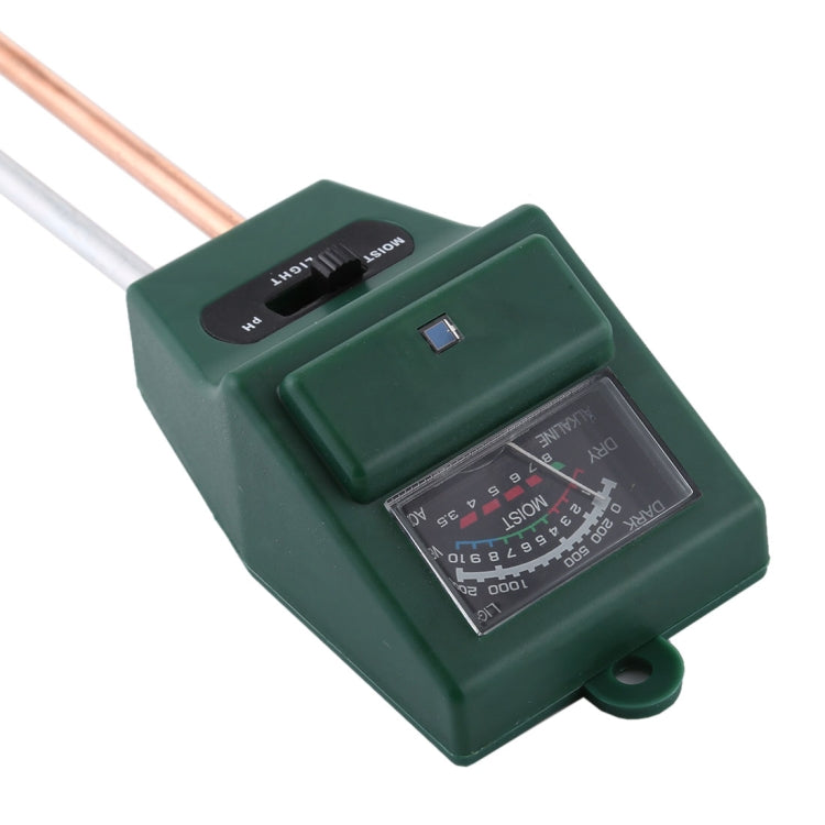 3 in 1 Plant Flowers Soil Meter (PH + Moisture + Light)