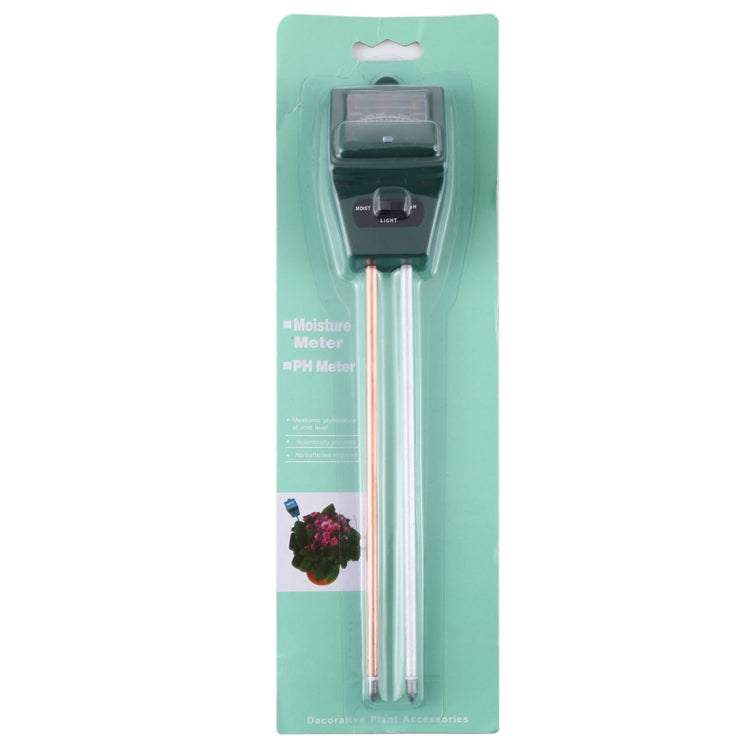 3 in 1 Plant Flowers Soil Meter (PH + Moisture + Light)