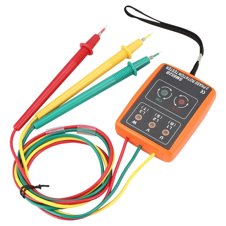 SM852B 3 Phase Rotation Tester Indicator Detector Meter