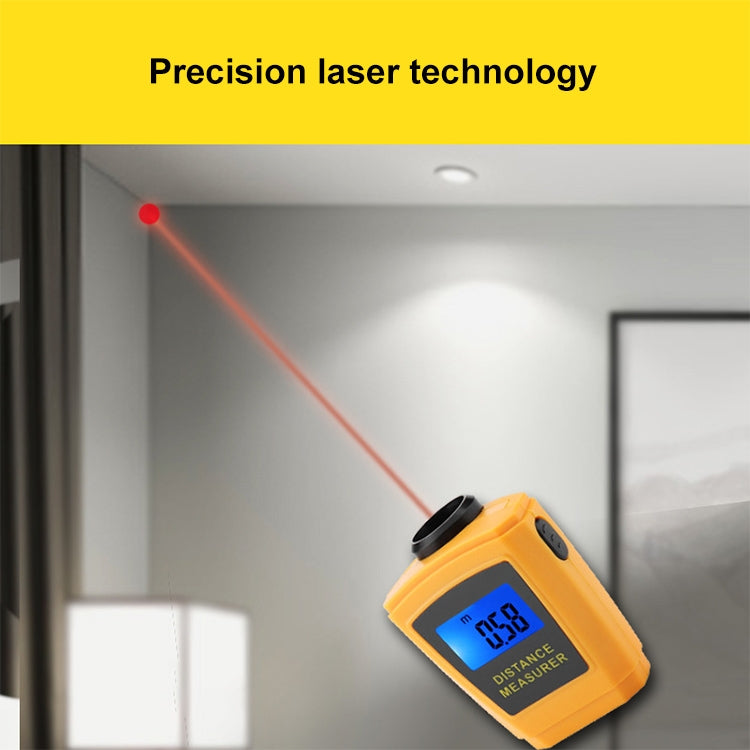 Mini Ultrasonic Distance Measurer with Laser Pointer