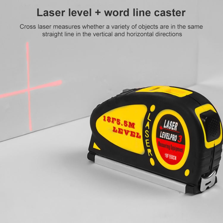 Laser Level with Tape Measure Pro (550cm), LV-05