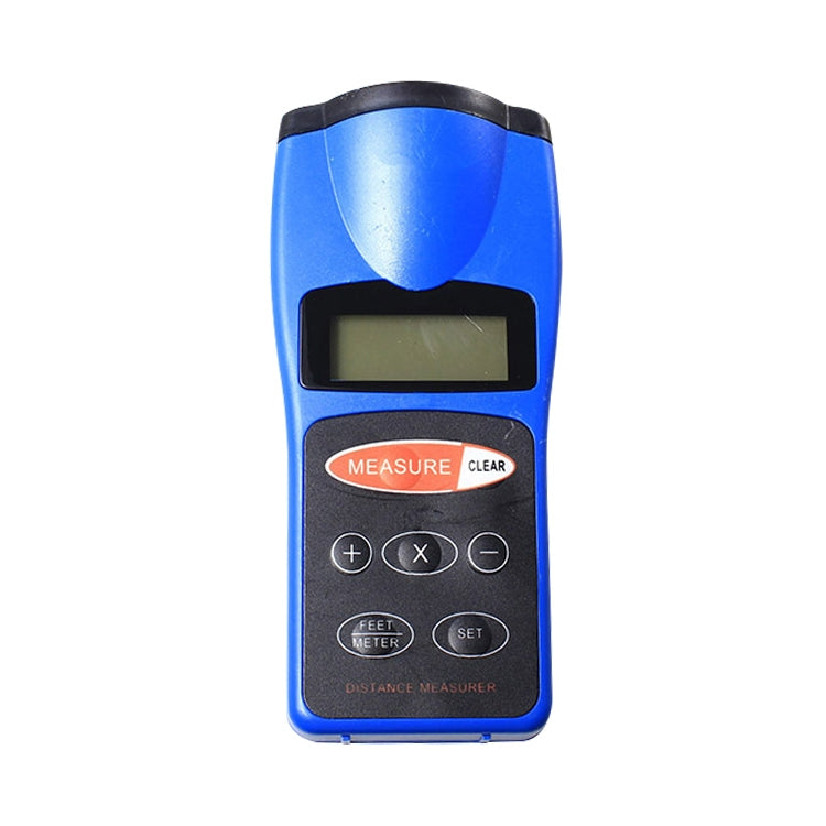 Ultrasonic Laser Point LED Distance Measure Meter Tool