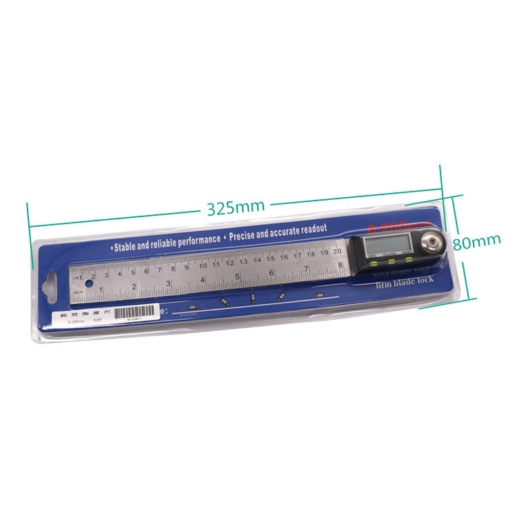 300mm 2-in1 Digital Angle Finder Meter Protractor Goniometer Ruler