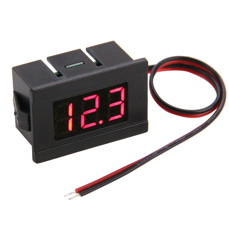 V33D 2 Wires Mini Digital Voltage Meter, Measure Voltage: DC 4.5-120V