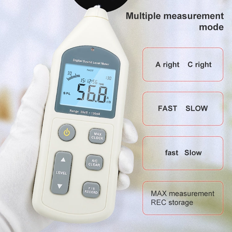 Digital Sound Level Meter (Range: 30dB~130dB)