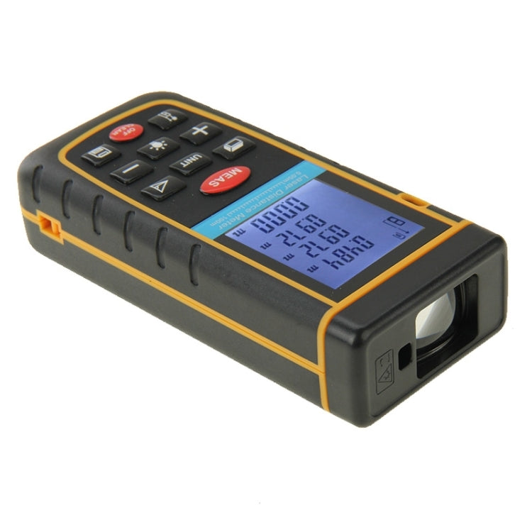 RZ-A100 1.9 inch LCD 100m Hand-held Laser Distance Meter with Level Bubble
