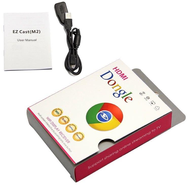 Ez Cast Full 1080P Mini DLNA Display Receiver Dongle WiFi Display Sharer (M2)