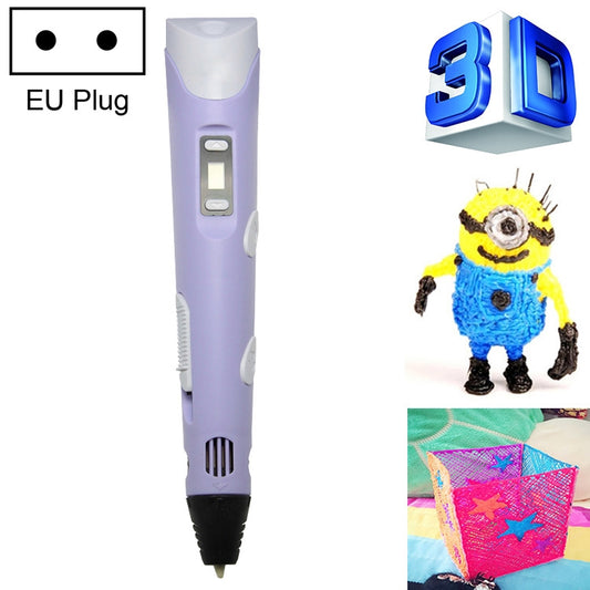 Hand-held 3D Printing Pen, EU Plug