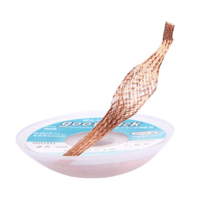 Goot Wick/Desoldering Wick 2515 (width: 2.5mm, length: 1.5m)