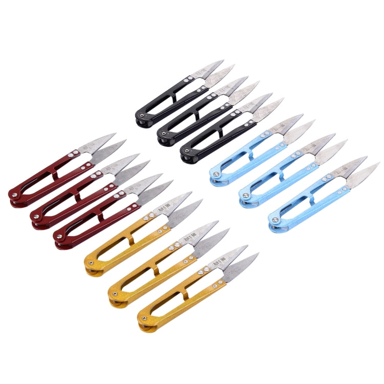 12 PCS Iron & Steel Thread Clippers , Size: 110 x 25 x 0.8mm