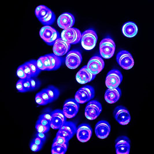 For Christmas Party, 30 LED,  2-Mode Flash, Battery Powered, 3m Blue Light, 3m Warm White, 3m White Light, 3m Pink Light, 3m Green Light, 3m Purple Light, 3m Yellow Light