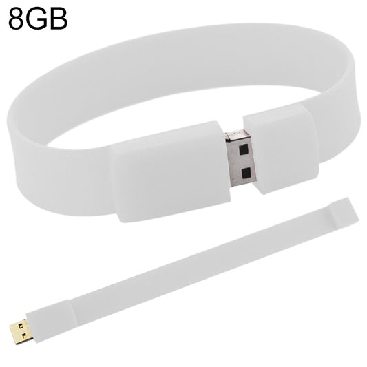 8GB Silicon Bracelets USB 2.0 Flash Disk, 8GB