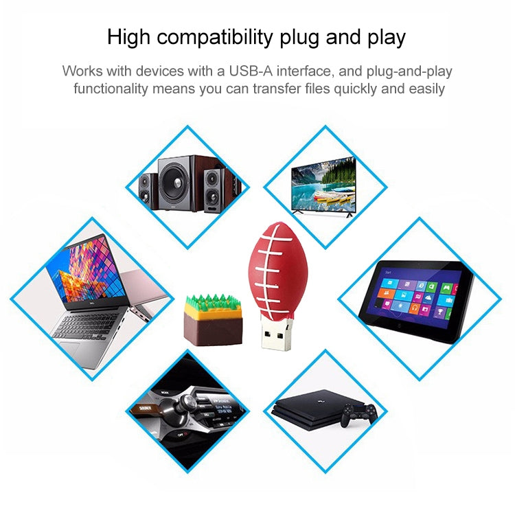 2GB Rugby Style USB Flash Disk