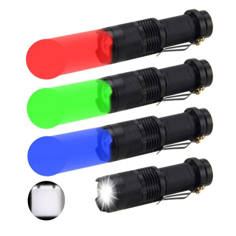 CF9044 LED Focus Flashlight, 3 Mode, XPE LED, Luminous Flux: 240lm, Length: 9.2cm