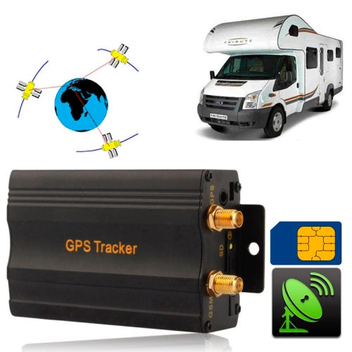 103B GSM / GPRS / GPS Vehicle Tracking System, Support TF Card Memory, Band: 850 / 900 / 1800 / 1900Mhz