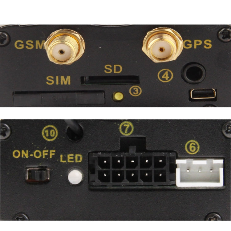 103B GSM / GPRS / GPS Vehicle Tracking System, Support TF Card Memory, Band: 850 / 900 / 1800 / 1900Mhz